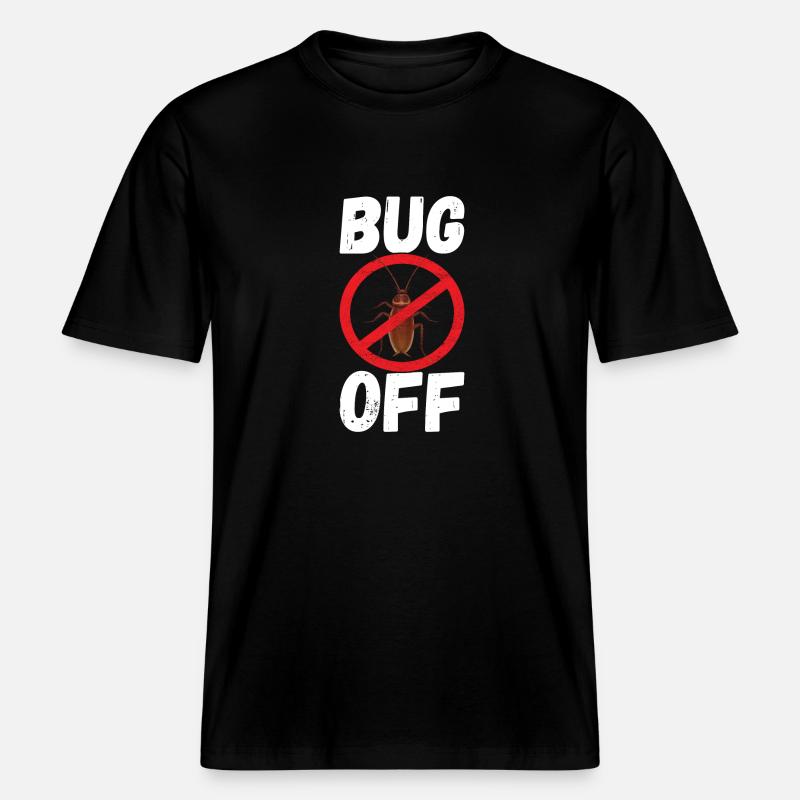 Pest Control Exterminator - RELAXED FIT Unisex Organic T-Shirt - black