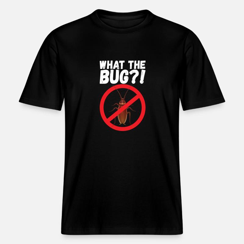 Pest Control Exterminator - RELAXED FIT Unisex Organic T-Shirt - black