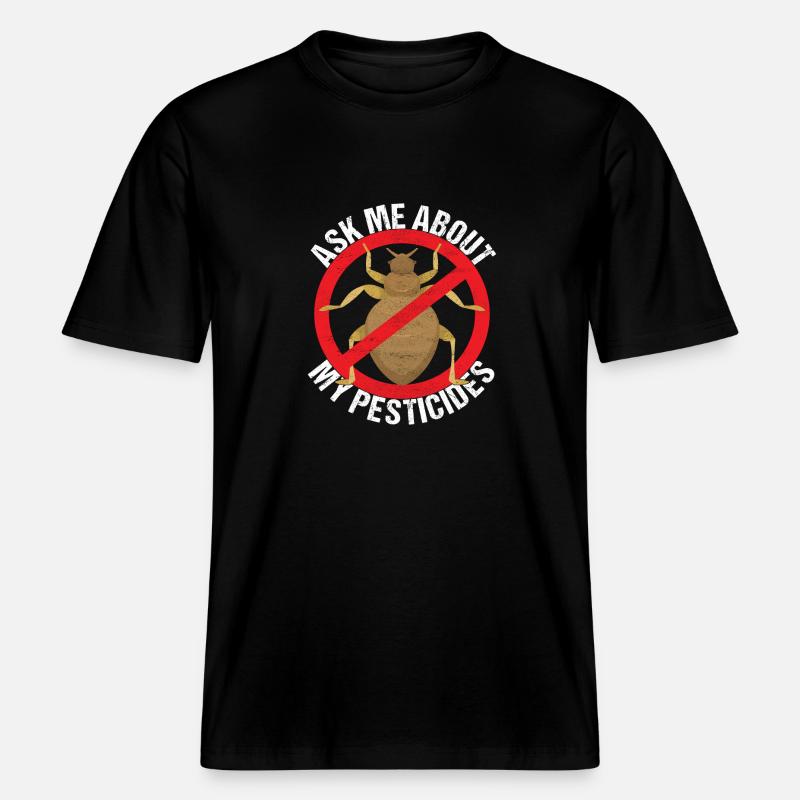 Schädlingsbekämpfung Kammerjäger -  RELAXED FIT Unisex Organic T-Shirt - Schwarz