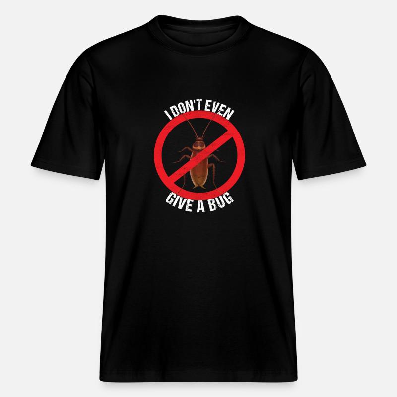 Pest Control Exterminator - RELAXED FIT Unisex Organic T-Shirt - black