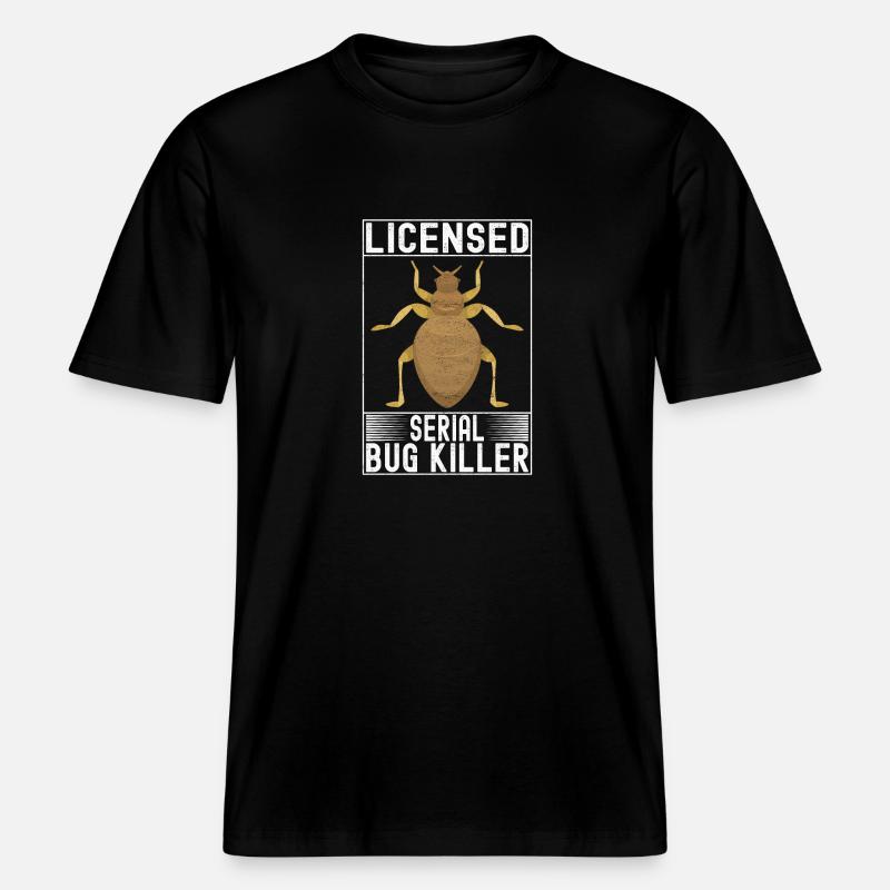 Schädlingsbekämpfung Kammerjäger -  RELAXED FIT Unisex Organic T-Shirt - Schwarz