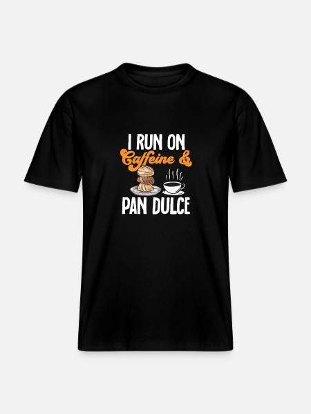 Concha Hispanic Mexican Pan Dulce - RELAXED FIT Unisex Organic T-Shirt - black