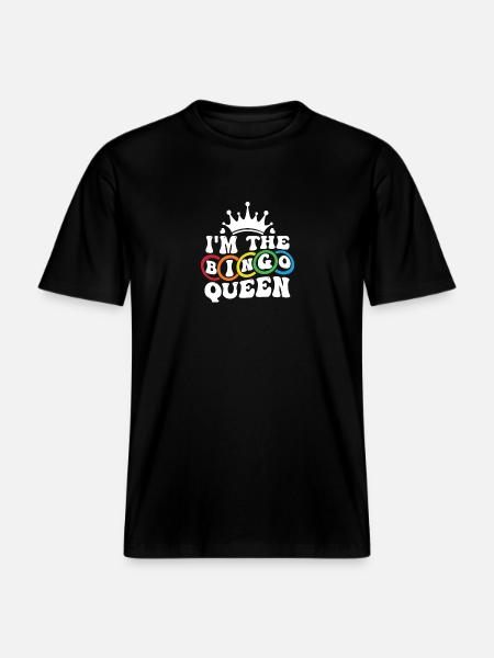 Bingo spiller Bingo spil Bingo Spil Spil Bingo -  Økologisk unisex T-shirt RELAXED FIT - sort