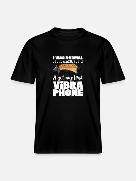 Vibraphon Vibraphonist - RELAXED FIT Unisex Organic T-Shirt - Schwarz