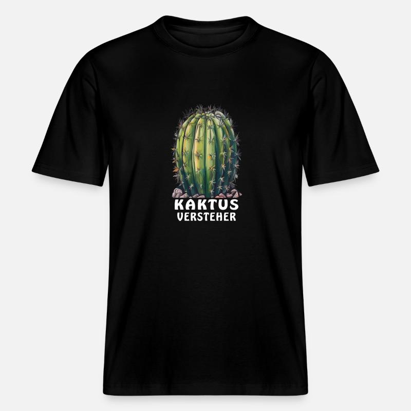 COMPRÉHENSEUR DE CACTUS -  T-shirt unisexe RELAXED FIT en coton bio - noir