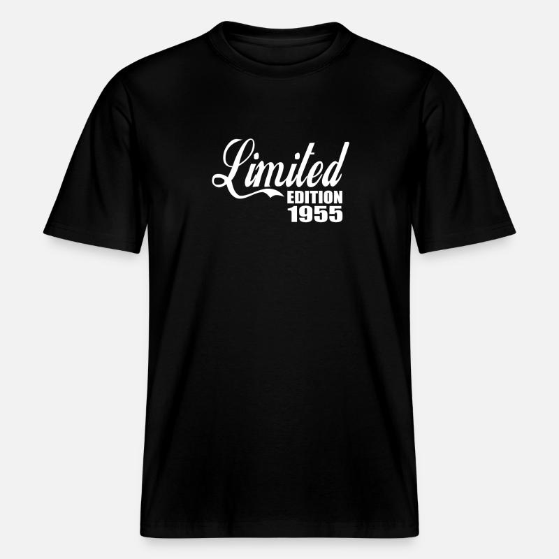 Edition limitée 1955 - T-shirt unisexe RELAXED FIT en coton bio - noir