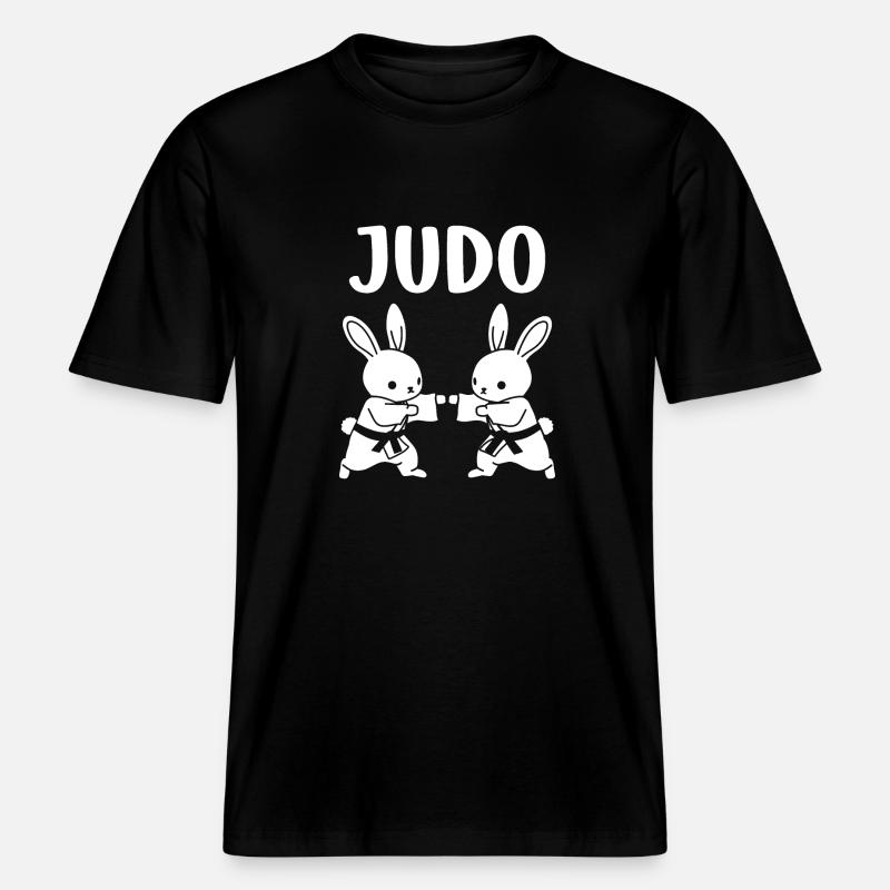 judo -  RELAXED FIT Unisex Organic T-Shirt - black