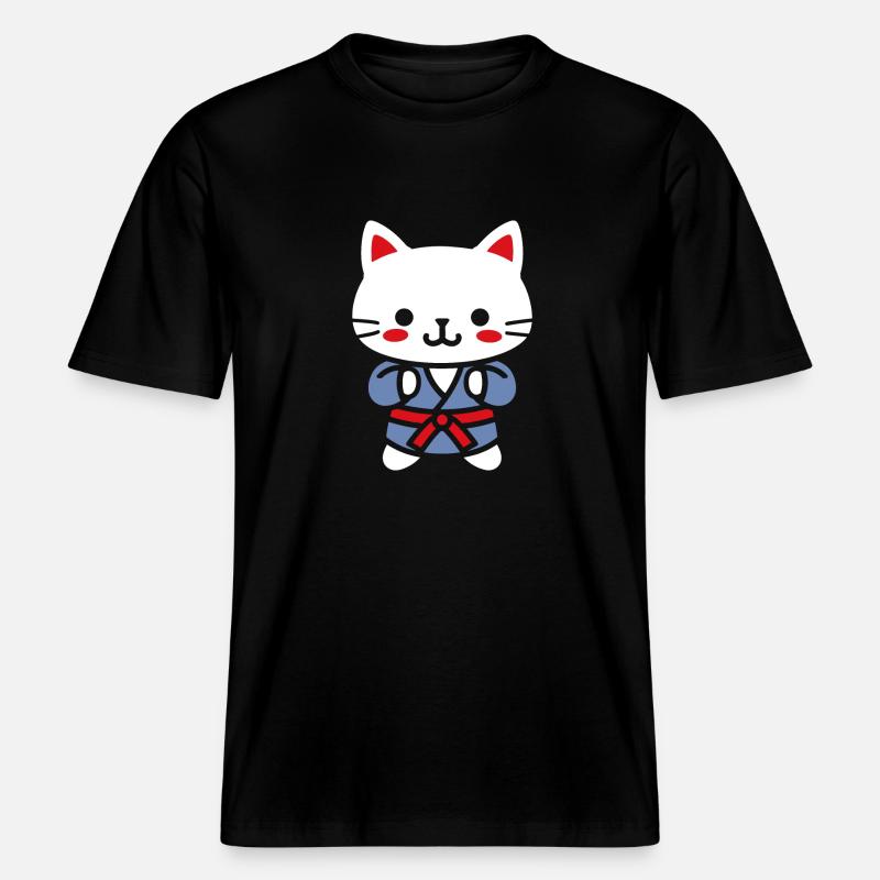 judo -  RELAXED FIT Unisex Organic T-Shirt - black