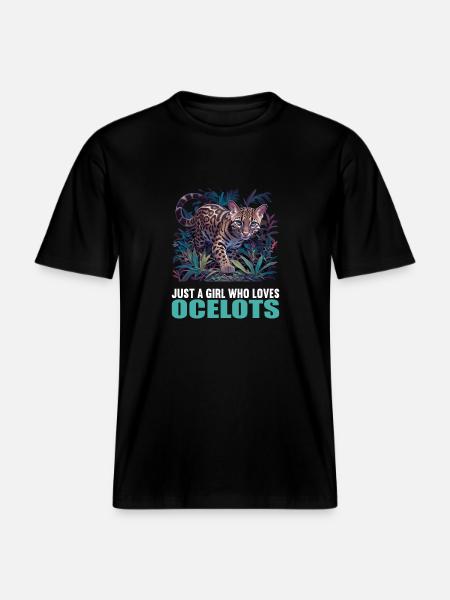 Ocelots Ocelot - T-shirt unisexe RELAXED FIT en coton bio - noir