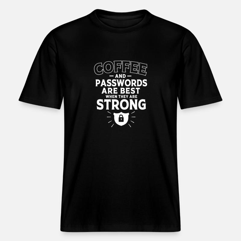 Cyber programmeur cybersécurité Hacker - T-shirt unisexe RELAXED FIT en coton bio - noir