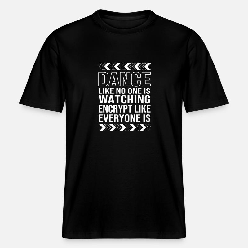 Cyber programmeur cybersécurité Hacker - T-shirt unisexe RELAXED FIT en coton bio - noir