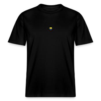 Colombie Colombie Medellín Vacances Bogota Cali -  T-shirt unisexe RELAXED FIT en coton bio - noir - Devant - Alina (178cm) & Michal (187cm)
