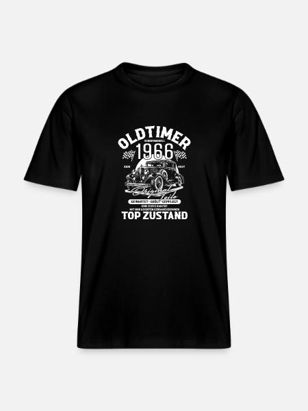 1966 Oldi -  RELAXED FIT Unisex Organic T-Shirt - Schwarz