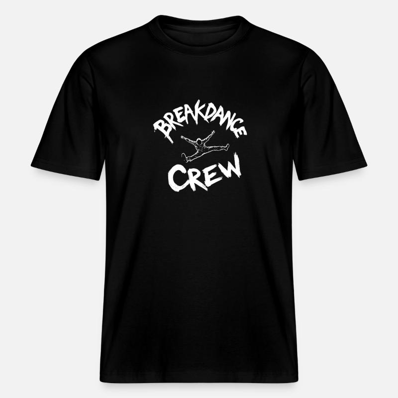 Breakdance Crew Breakdance Breakdancing Breakdance -  T-shirt unisexe RELAXED FIT en coton bio - noir