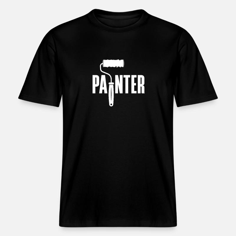 Painter Tool Creative Inspiration - RELAXED FIT Unisex Organic T-Shirt - black