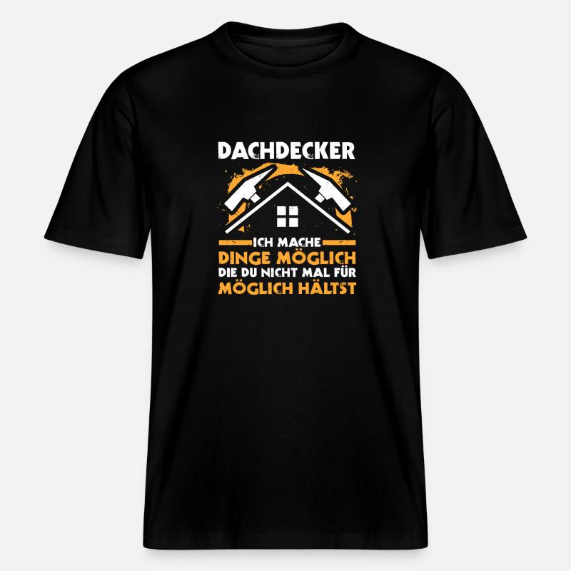 Master Roofer Roofer -  RELAXED FIT Unisex Organic T-Shirt - black