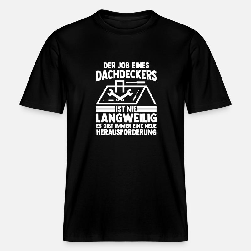 Master Roofer Roofer -  RELAXED FIT Unisex Organic T-Shirt - black