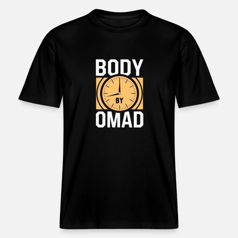 Intermittent fasting Intermittent fasting -  RELAXED FIT Unisex Organic T-Shirt - black