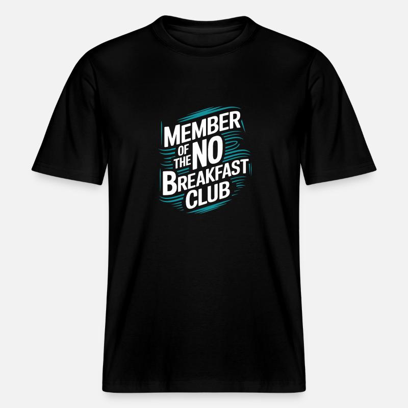 Intermittent fasting Intermittent fasting - RELAXED FIT Unisex Organic T-Shirt - black