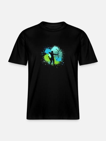 Archer Archery - RELAXED FIT Unisex Organic T-Shirt - black