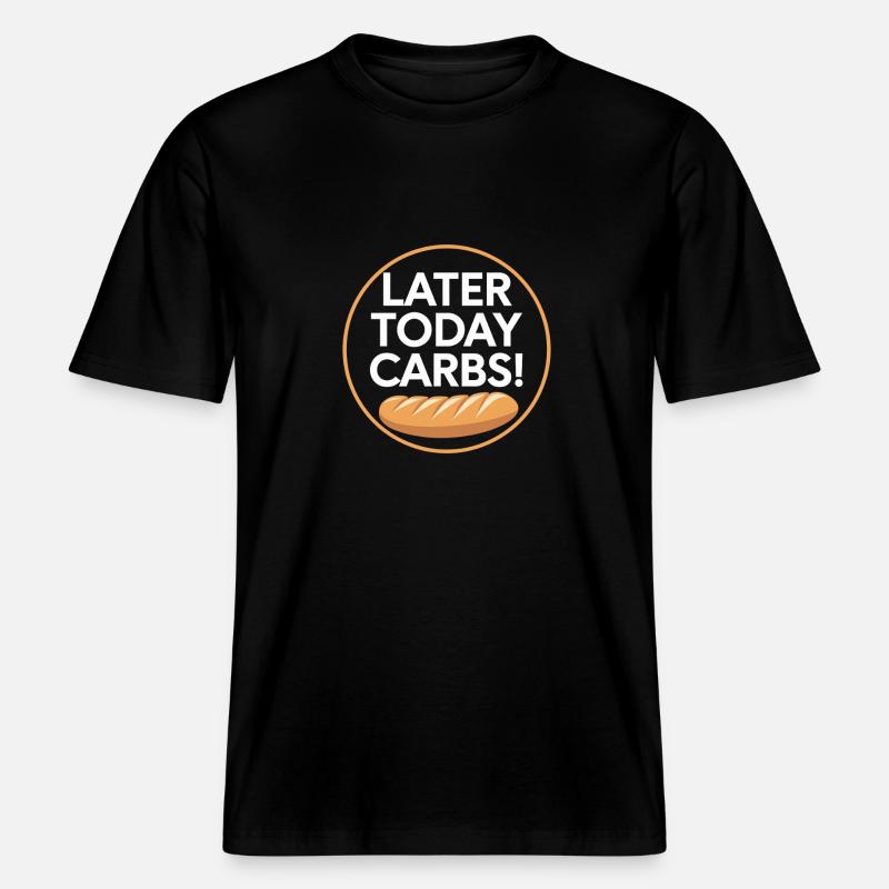 Intervallfasten Intermittierendes Fasten - RELAXED FIT Unisex Organic T-Shirt - Schwarz