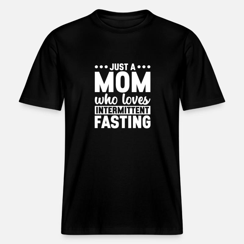 Intermittent fasting Intermittent fasting -  RELAXED FIT Unisex Organic T-Shirt - black