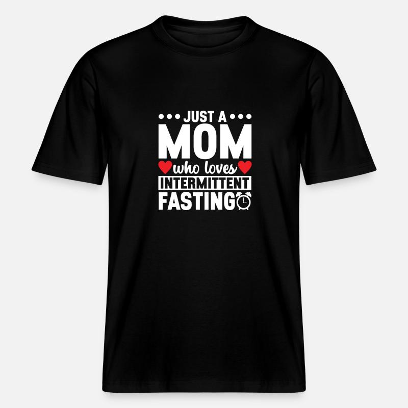 Intermittent fasting Intermittent fasting -  RELAXED FIT Unisex Organic T-Shirt - black