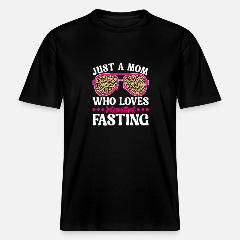 Intermittent fasting Intermittent fasting -  RELAXED FIT Unisex Organic T-Shirt - black