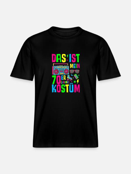 This is my 70s costume - RELAXED FIT Unisex Organic T-Shirt - black