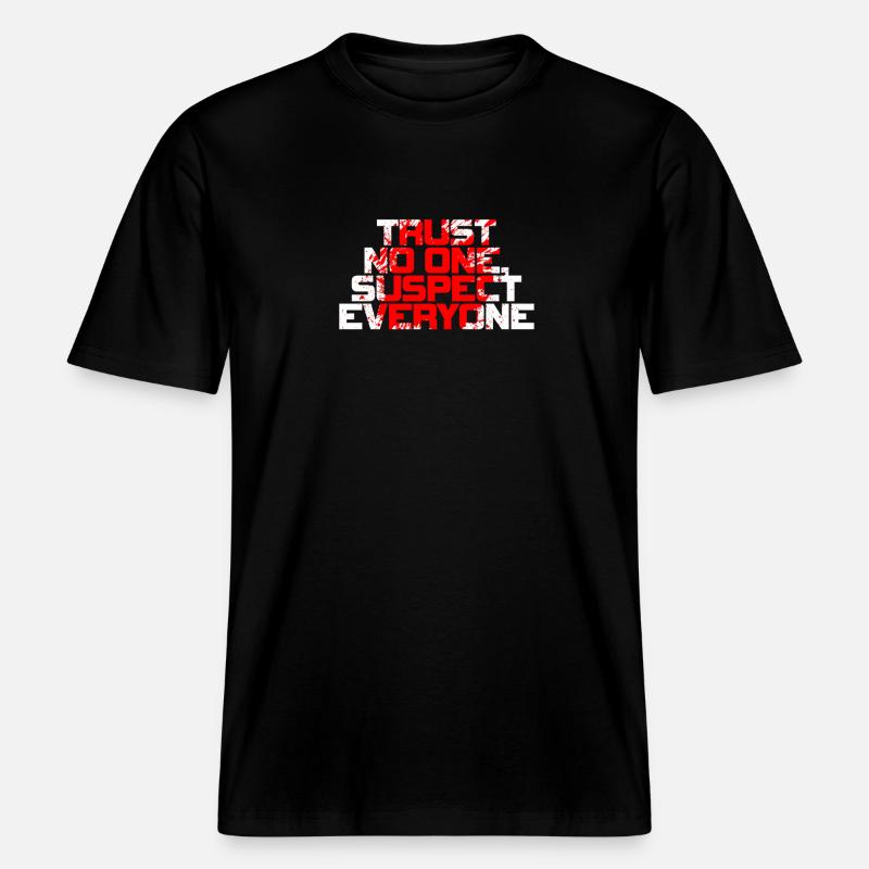 Murder Mystery Dinner Fun Night - T-shirt unisexe RELAXED FIT en coton bio - noir