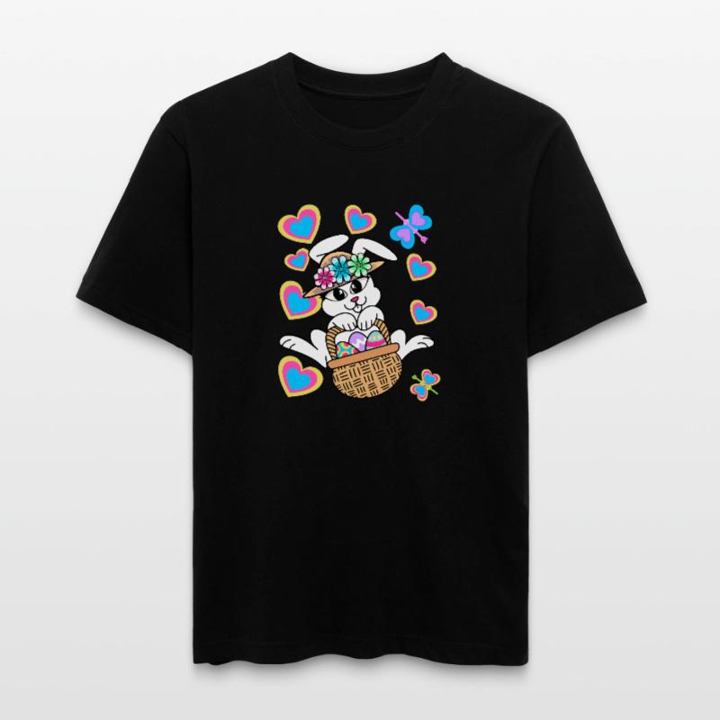 Easter Bunny Easter Bunny Eggs Easter Eggs Easter  RELAXED FIT Unisex Organic T-Shirt