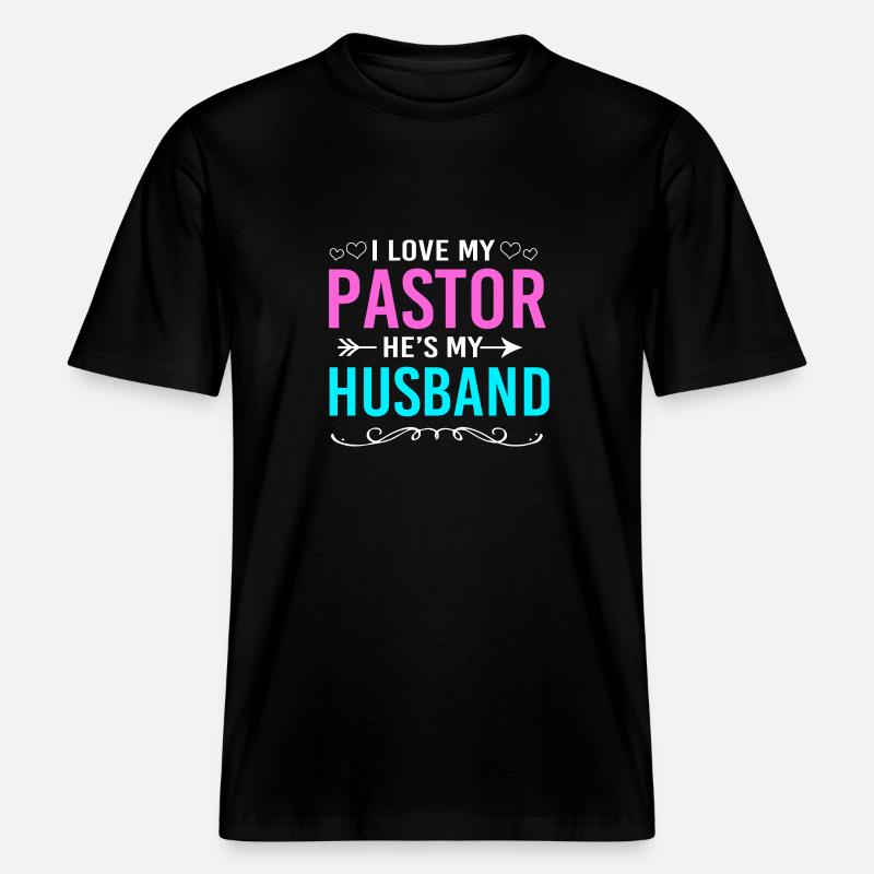 Pasteur -  T-shirt unisexe RELAXED FIT en coton bio - noir