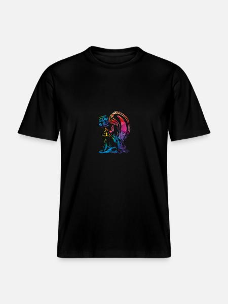squirrel -  RELAXED FIT Unisex Organic T-Shirt - black