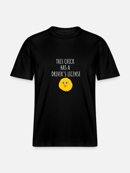 Permis de conduire Permis de conduire Permis de conduire -  T-shirt unisexe RELAXED FIT en coton bio - noir
