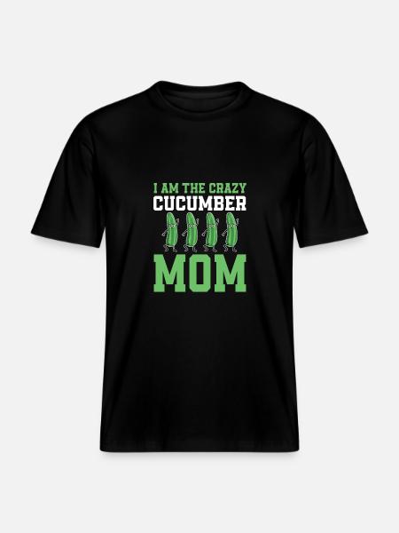 Concombre Maman -  T-shirt unisexe RELAXED FIT en coton bio - noir