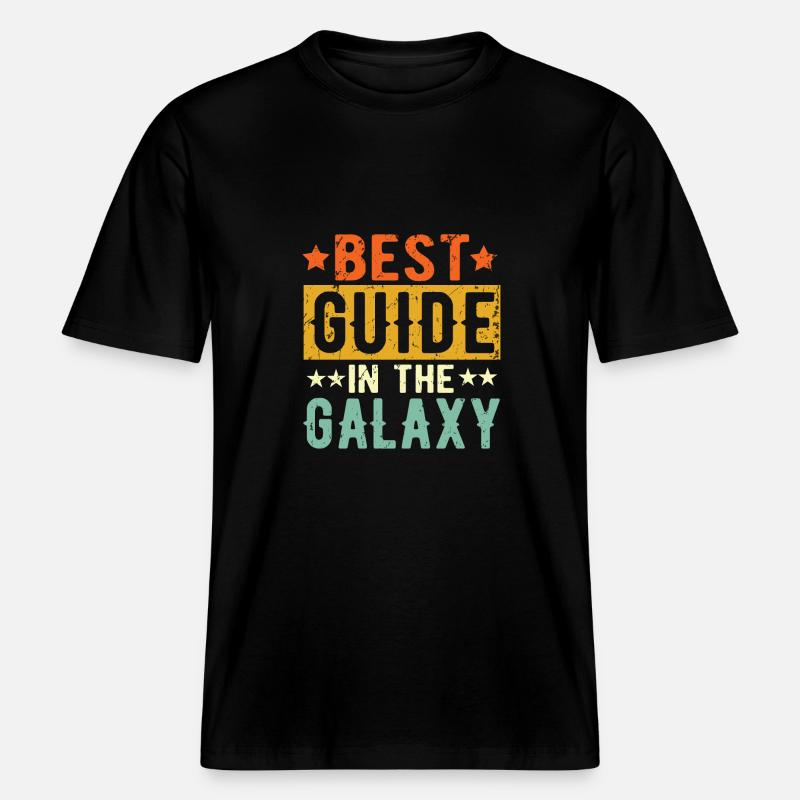 Best Guide ever Guide Geschenk - RELAXED FIT Unisex Organic T-Shirt - Schwarz