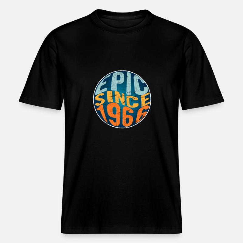 Episch Seit 1966 -  RELAXED FIT Unisex Organic T-Shirt - Schwarz