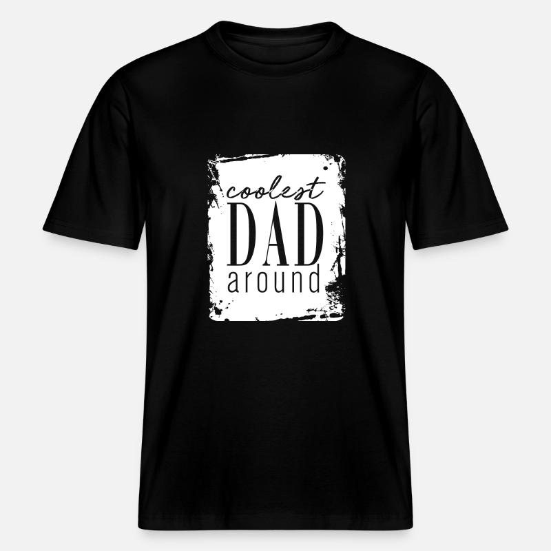 Bester Papa -  RELAXED FIT Unisex Organic T-Shirt - Schwarz