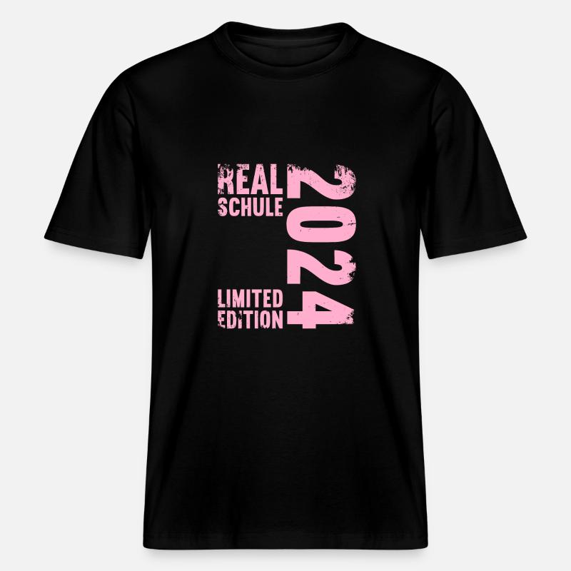 Lycée Jeunes Filles Lycée 2024 -  T-shirt unisexe RELAXED FIT en coton bio - noir