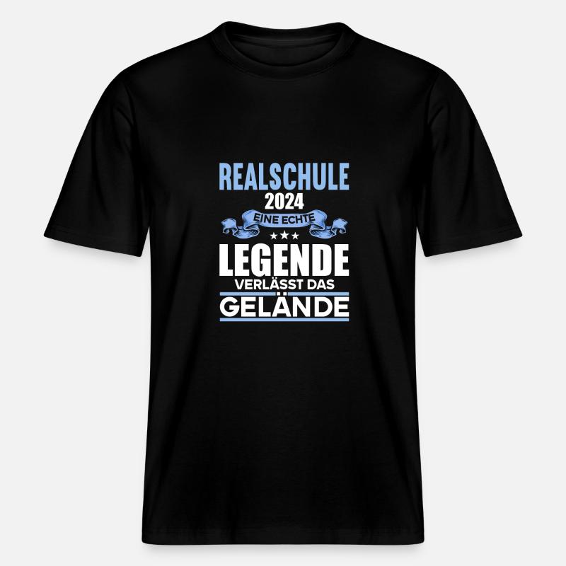 Lycée Jeunes Filles Lycée 2024 - T-shirt unisexe RELAXED FIT en coton bio - noir