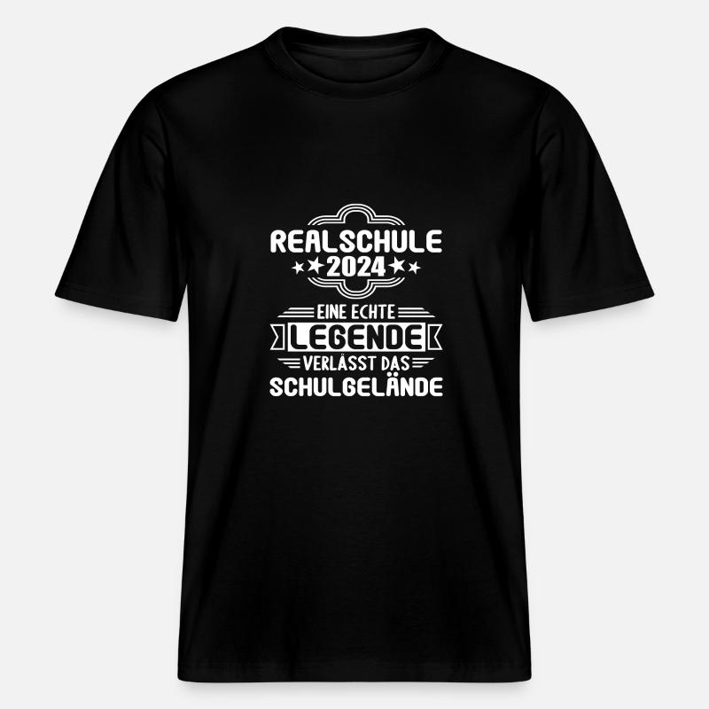 Lycée Jeunes Filles Lycée 2024 -  T-shirt unisexe RELAXED FIT en coton bio - noir