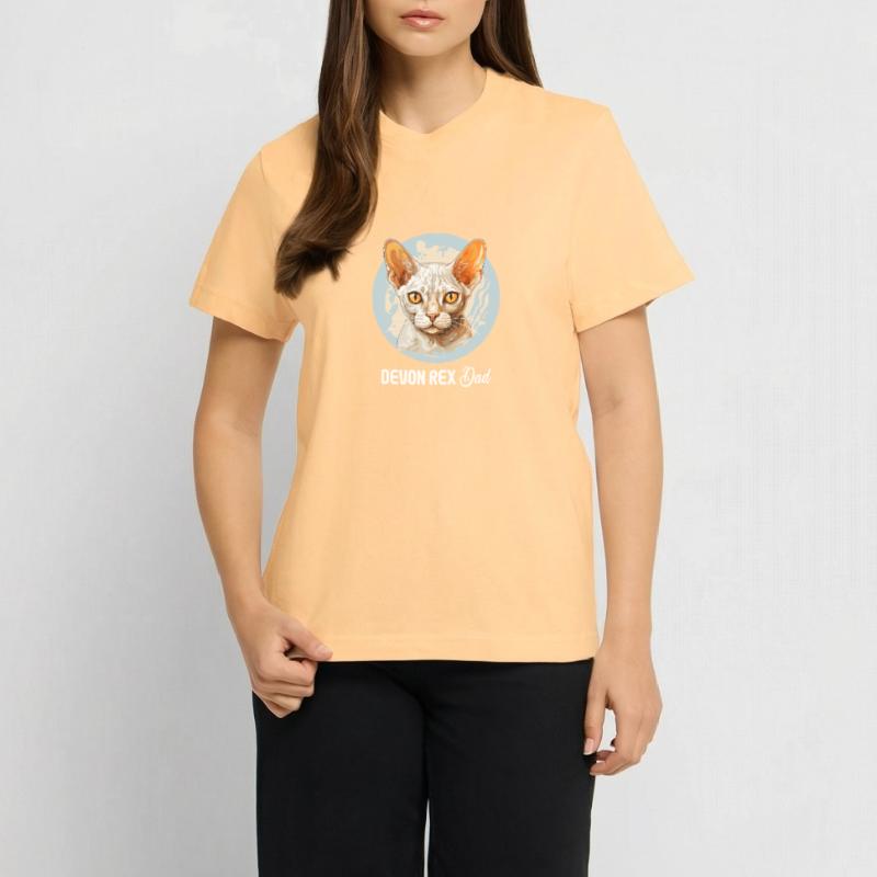 Devon Rex Kätzchen Devon Rex Katze  RELAXED FIT Unisex Organic T-Shirt