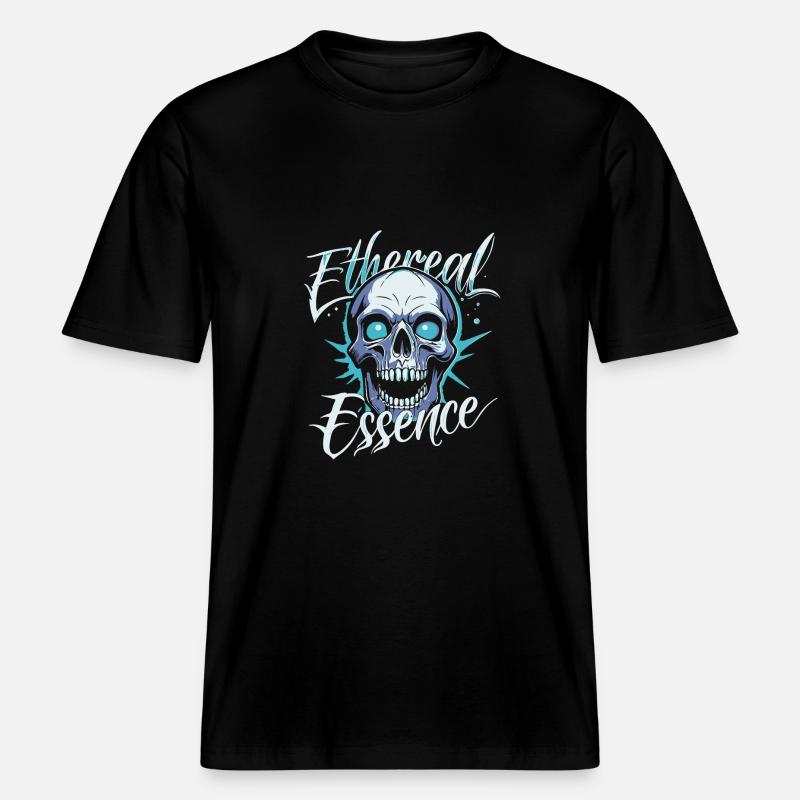 ÄTHERISCHE ESSENZ -  RELAXED FIT Unisex Organic T-Shirt - Schwarz