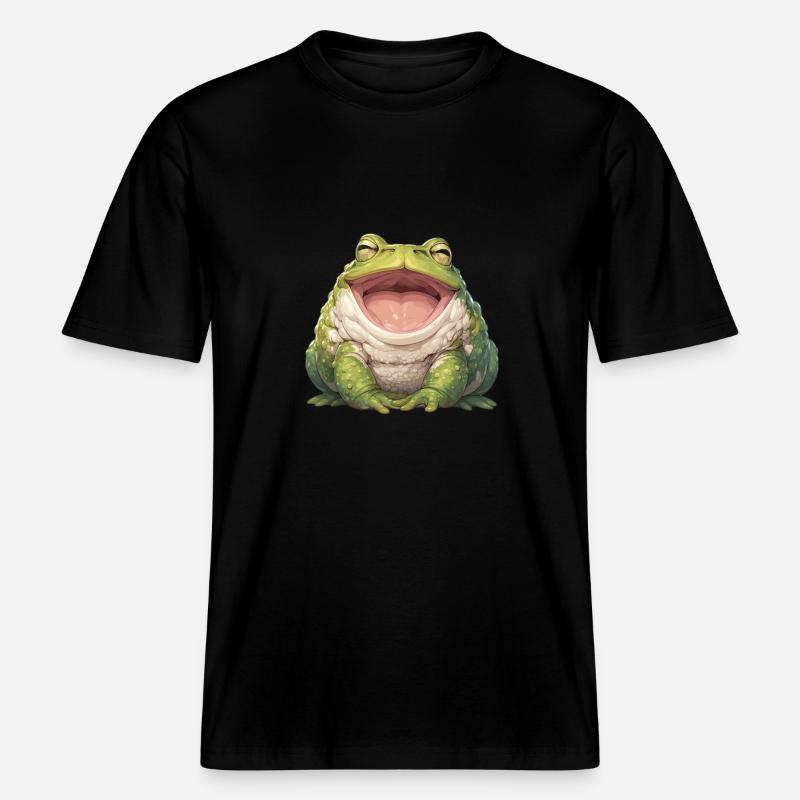 Toad Toads Toad -  RELAXED FIT Unisex Organic T-Shirt - black