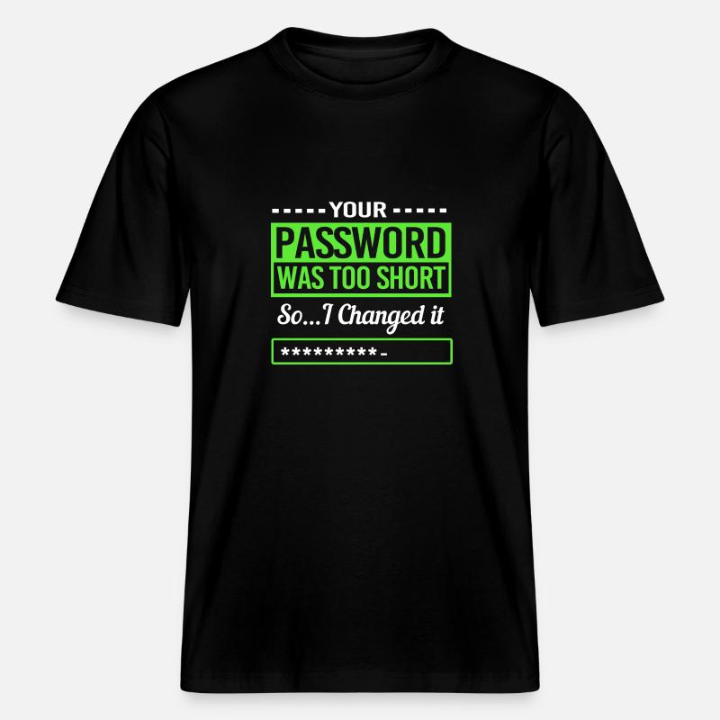 Cybersecurity Cyber Programmer Hacker -  RELAXED FIT Unisex Organic T-Shirt - black