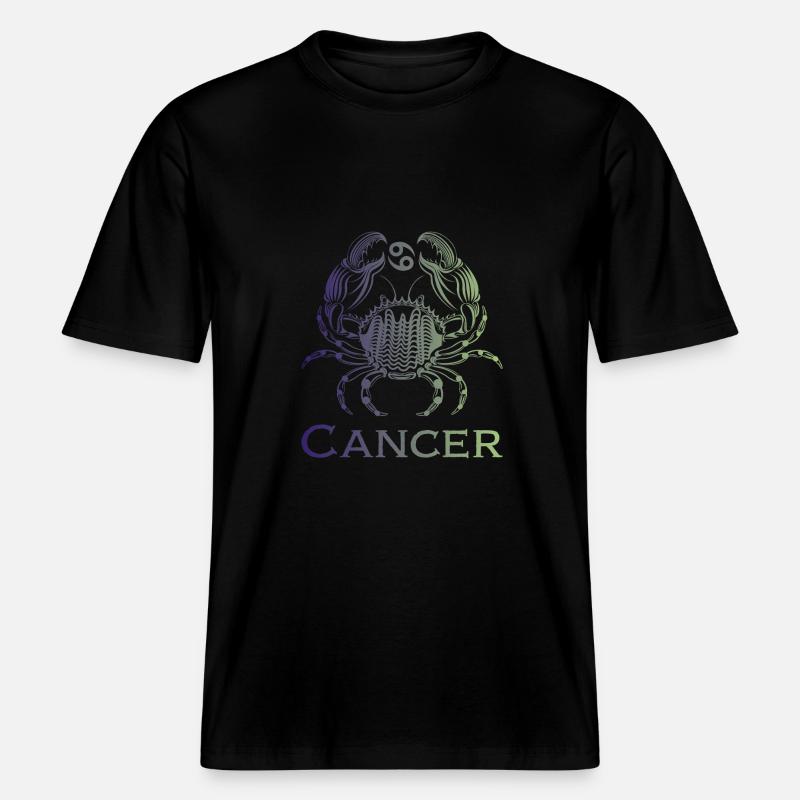 Planche graphique cancer1f 1 - T-shirt unisexe RELAXED FIT en coton bio - noir