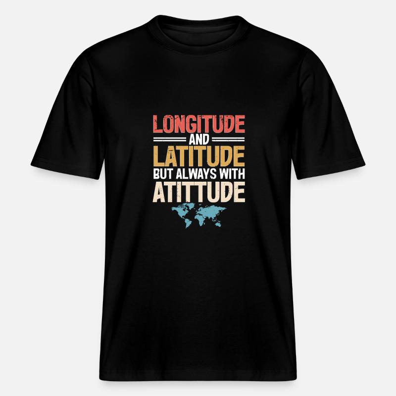 Geographic Information Systems -  RELAXED FIT Unisex Organic T-Shirt - black