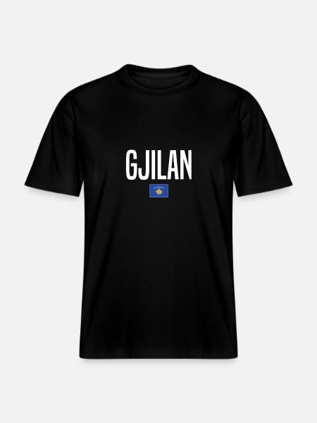Gjilan Kosovo -  RELAXED FIT Unisex Organic T-Shirt - black