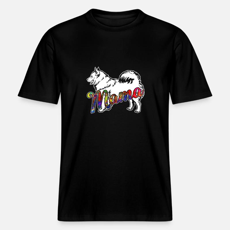 Samoyed Samoyed Mama -  RELAXED FIT Unisex Organic T-Shirt - black