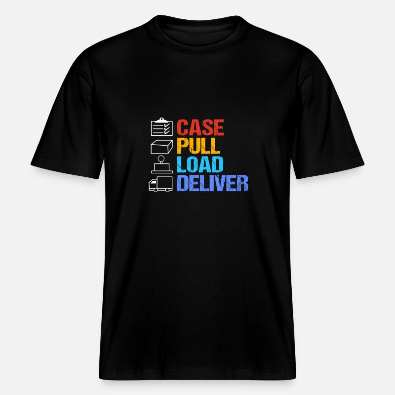 Postbote -  RELAXED FIT Unisex Organic T-Shirt - Schwarz